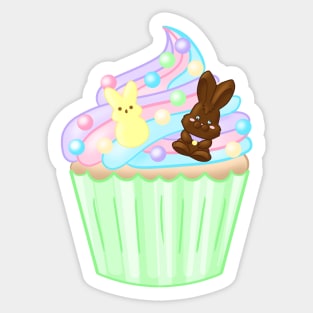 Easter Cupcake Sticker